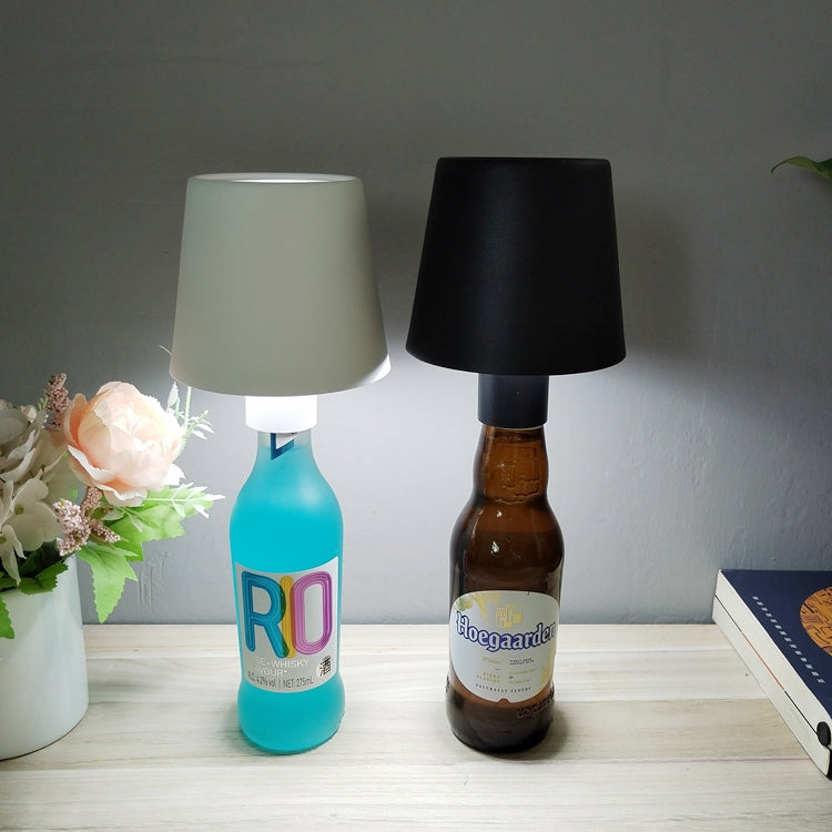 Round Cylinder ABS Plastic Table Lamp