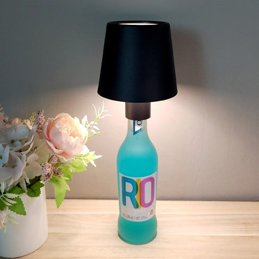 Round Cylinder ABS Plastic Table Lamp