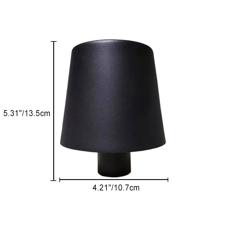 Round Cylinder ABS Plastic Table Lamp