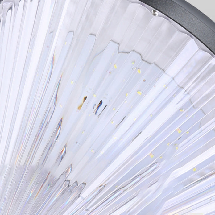 Diamond Cylinder Aluminum PC Outdoor Light
