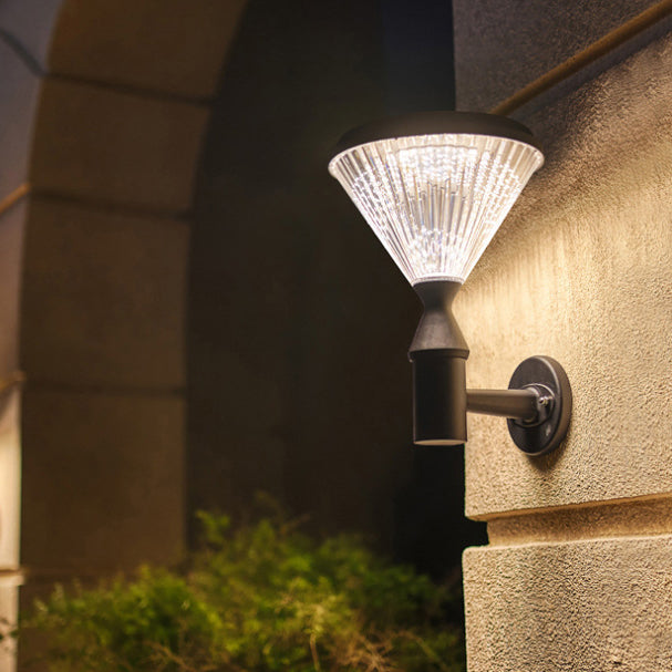 Diamond Cylinder Aluminum PC Outdoor Light