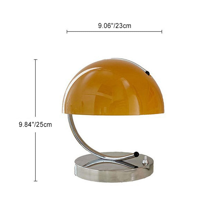 Semicircle Curved Line Hardware Table Lamp