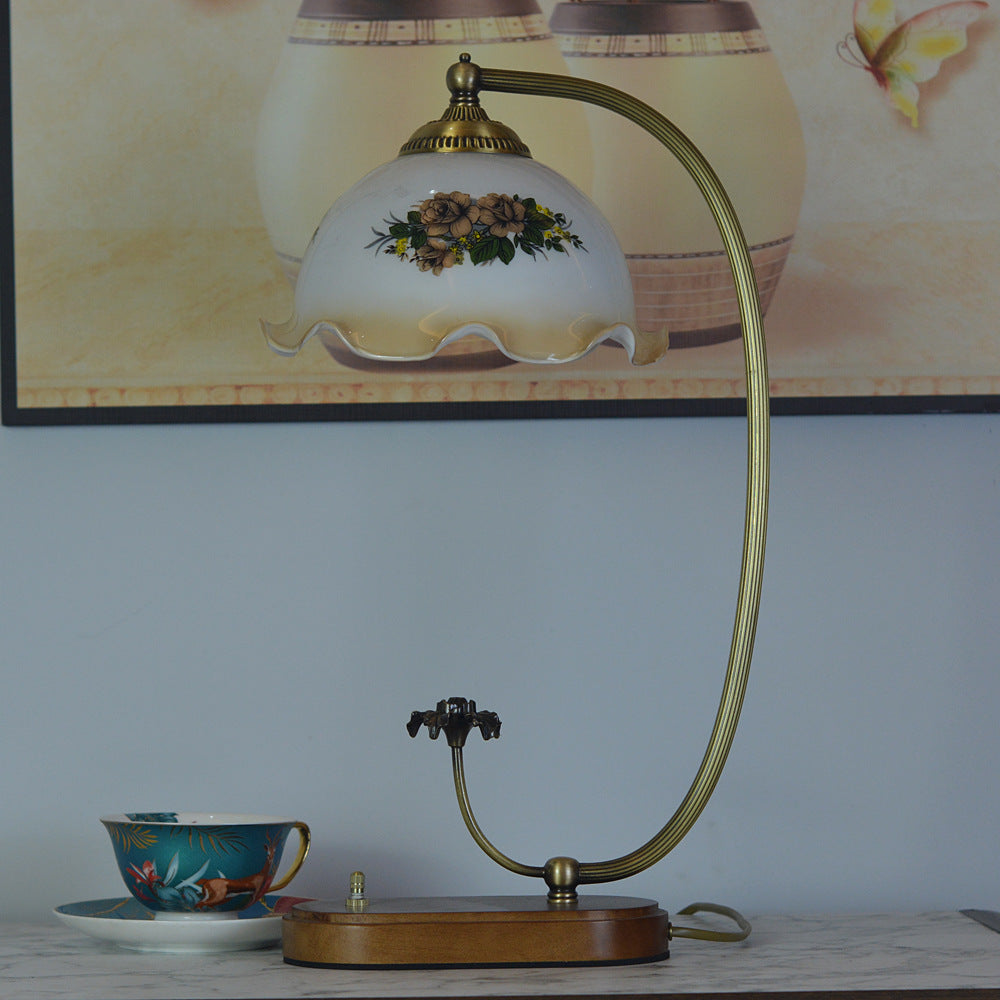 Half Round Arc Oval Table Lamp
