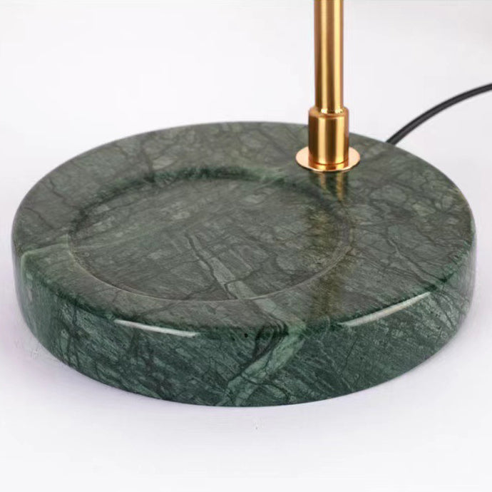 Bellflower Disc Marble Iron Table Lamp