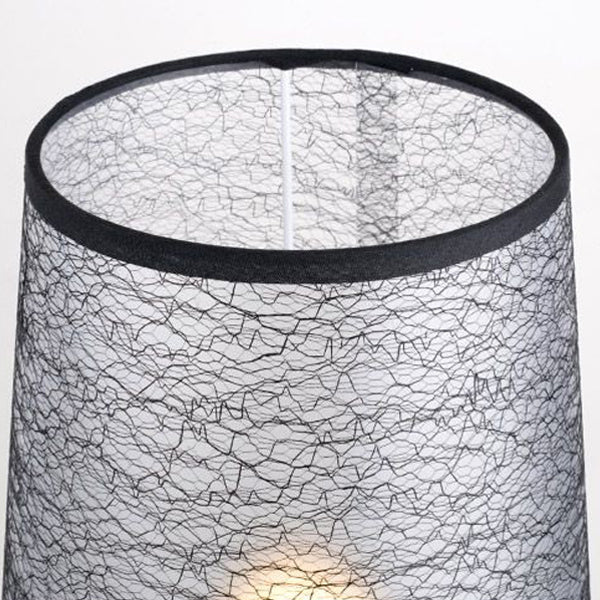 Round Oval Iron Fabric Table Lamp