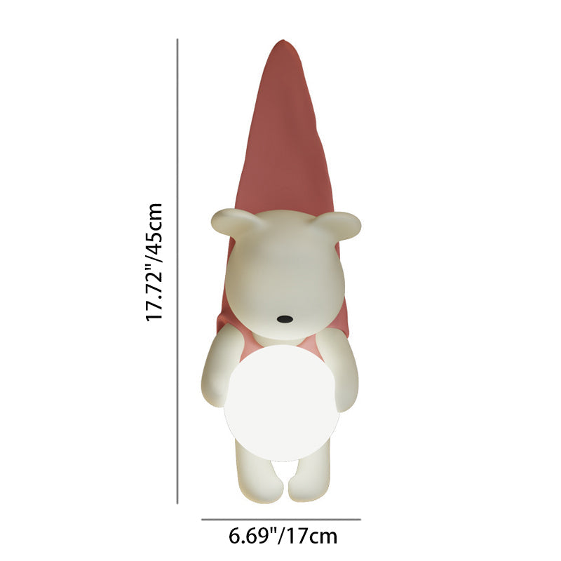 Cartoon Kids Bear Resin Wall Lamp