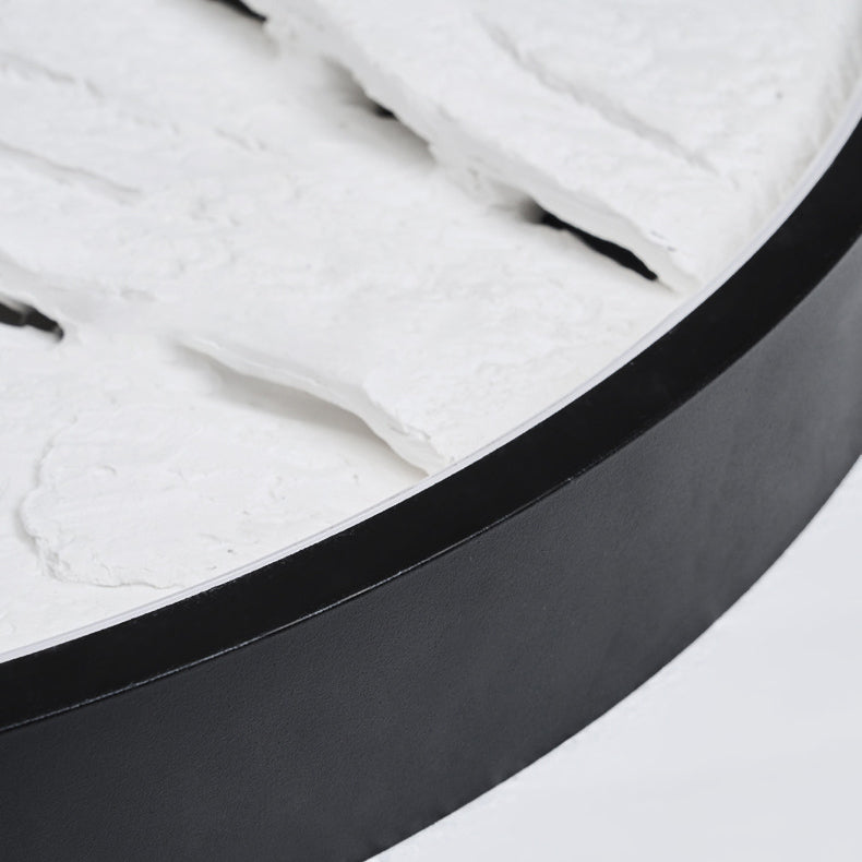 Round Mountain Iron Plaster Wall Lamp