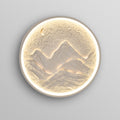 Round Mountain Iron Plaster Wall Lamp