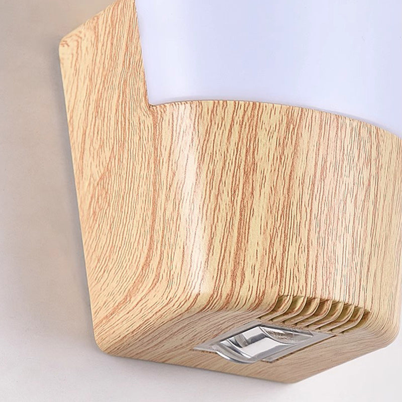 ABS Imitation Wood Grain Outdoor Light