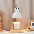 Iron Wood Square Melting Table Lamp