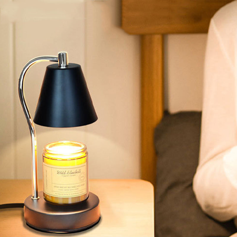 Iron Semi-Conical Melting Wax Table Lamp