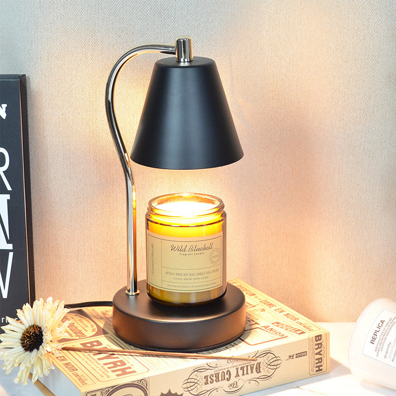 Iron Semi-Conical Melting Wax Table Lamp