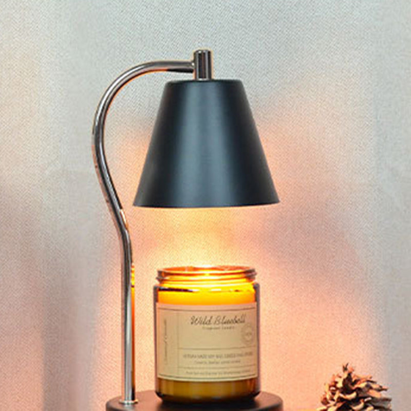 Iron Semi-Conical Melting Wax Table Lamp