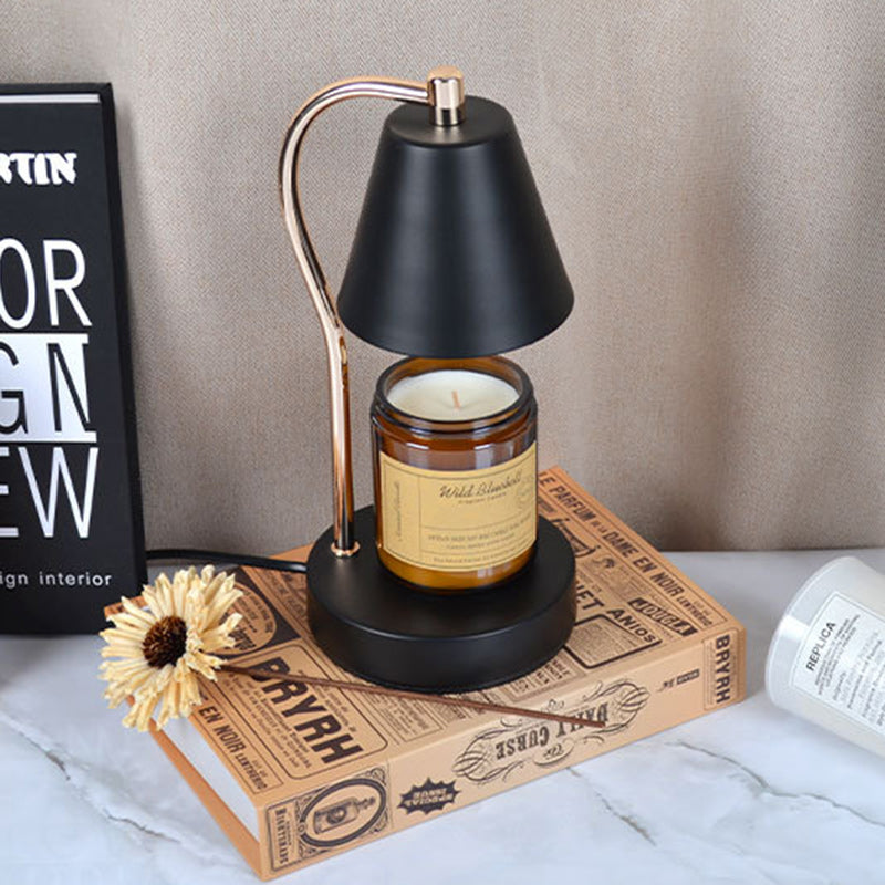 Iron Semi-Conical Melting Wax Table Lamp