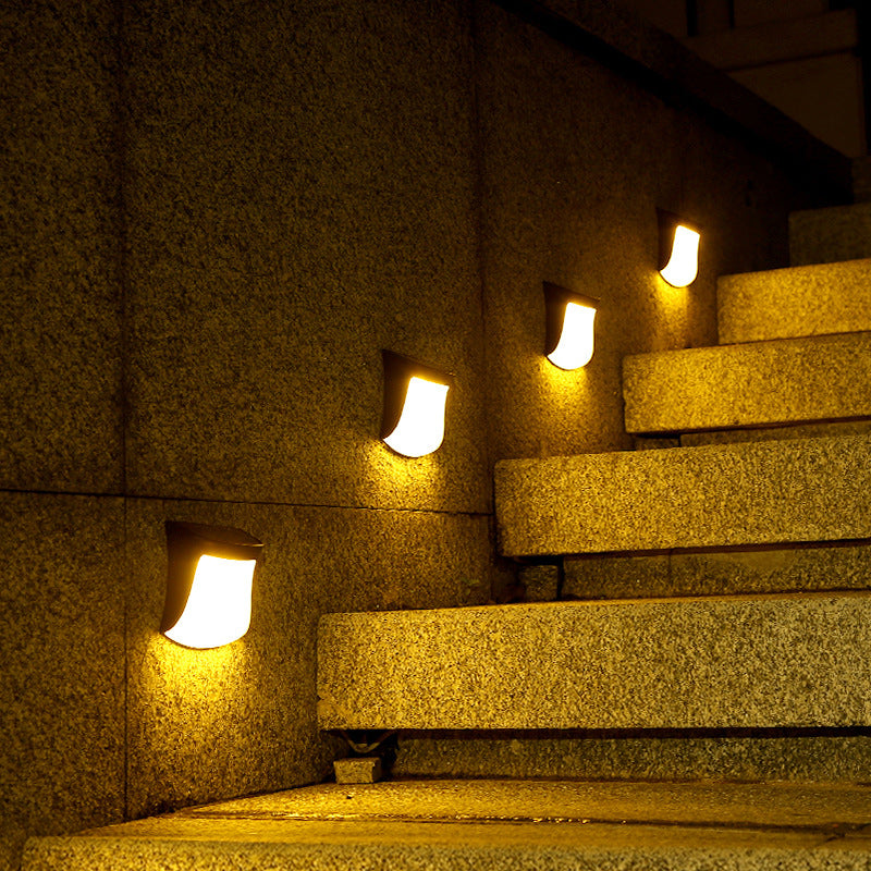 Curved ABS Garden Outdoor Light