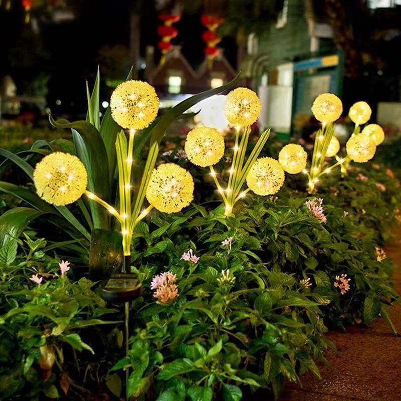 Artificial Dandelion Flower Lawn Outdoor Light
