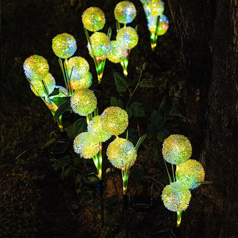 Artificial Dandelion Flower Lawn Outdoor Light