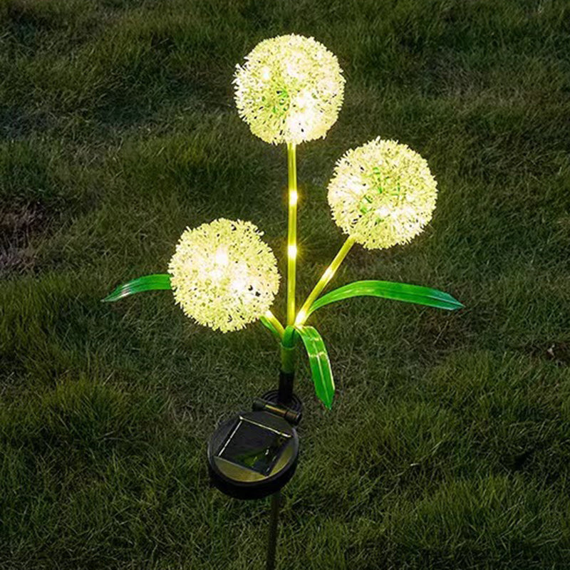 Artificial Dandelion Flower Lawn Outdoor Light