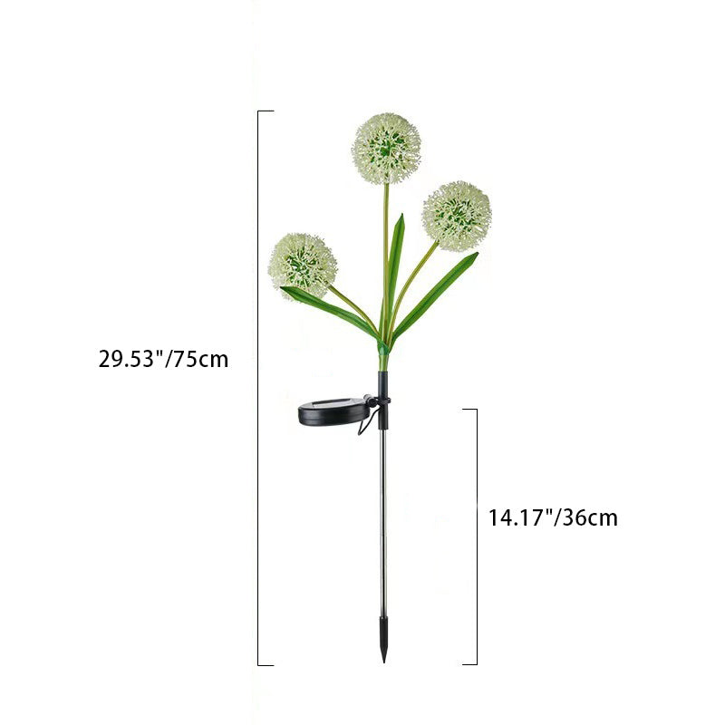 Artificial Dandelion Flower Lawn Outdoor Light