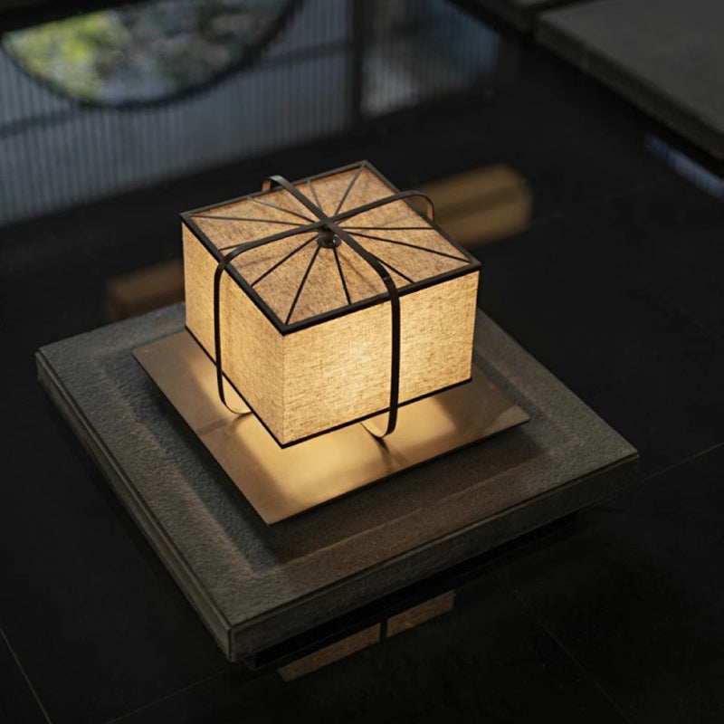 Fabric Square Patio Outdoor Light