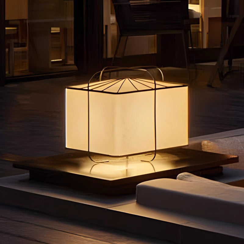 Fabric Square Patio Outdoor Light