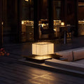 Fabric Square Patio Outdoor Light