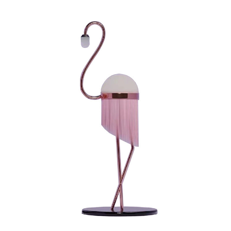 Iron PE Flamingo Living Floor Lamp