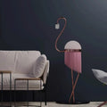 Iron PE Flamingo Living Floor Lamp