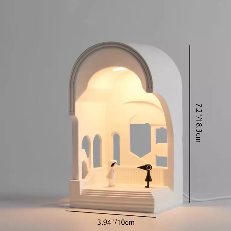 Plaster Palace Church Night Table Lamp