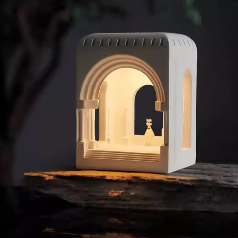 Plaster Palace Church Night Table Lamp