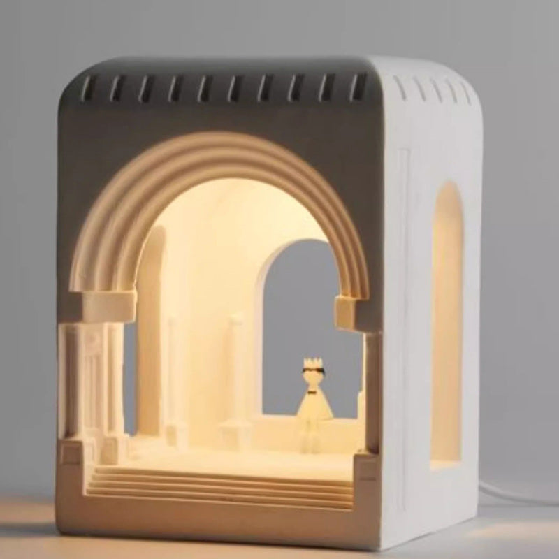 Plaster Palace Church Night Table Lamp