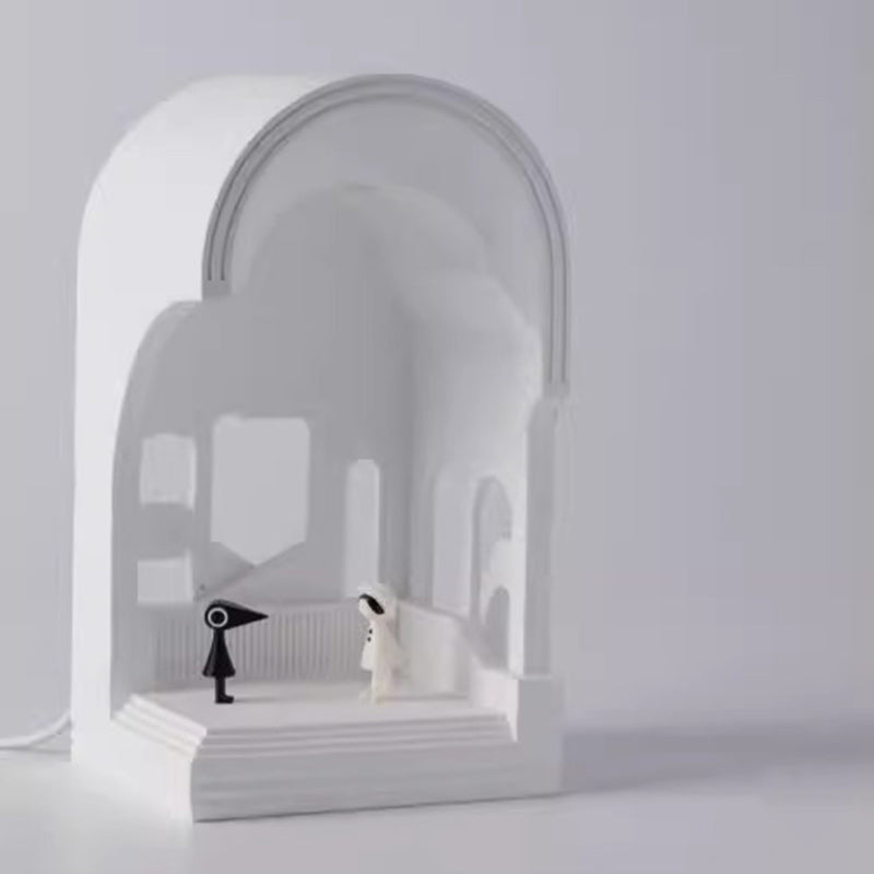 Plaster Palace Church Night Table Lamp