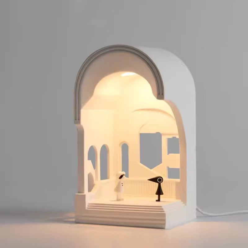 Plaster Palace Church Night Table Lamp