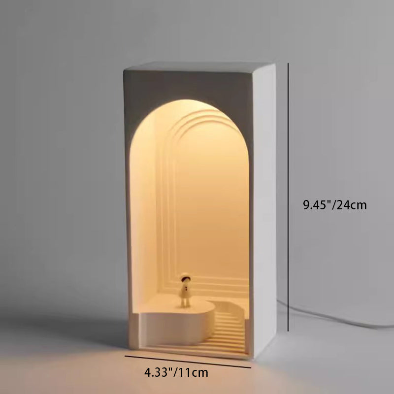Plaster Palace Church Night Table Lamp