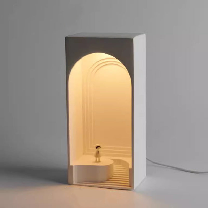 Plaster Palace Church Night Table Lamp