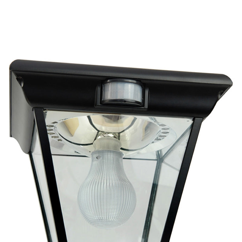 Hexagonal Aluminum Glass Human Outdoor Light