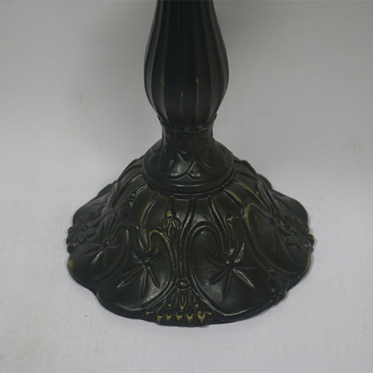 Pastoral Apple Pattern Stained Table Lamp