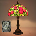 Pastoral Apple Pattern Stained Table Lamp
