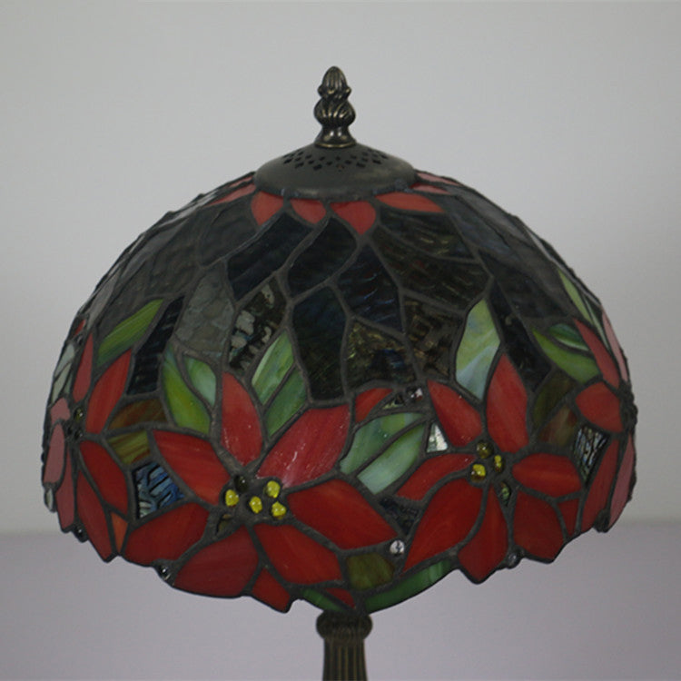 Sunflower Stained Glass Dome Table Lamp