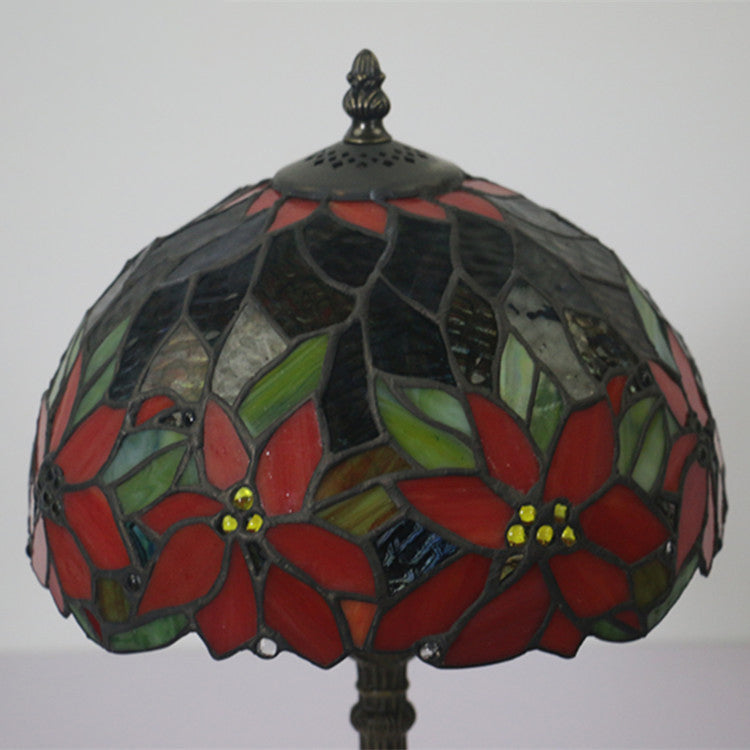 Sunflower Stained Glass Dome Table Lamp