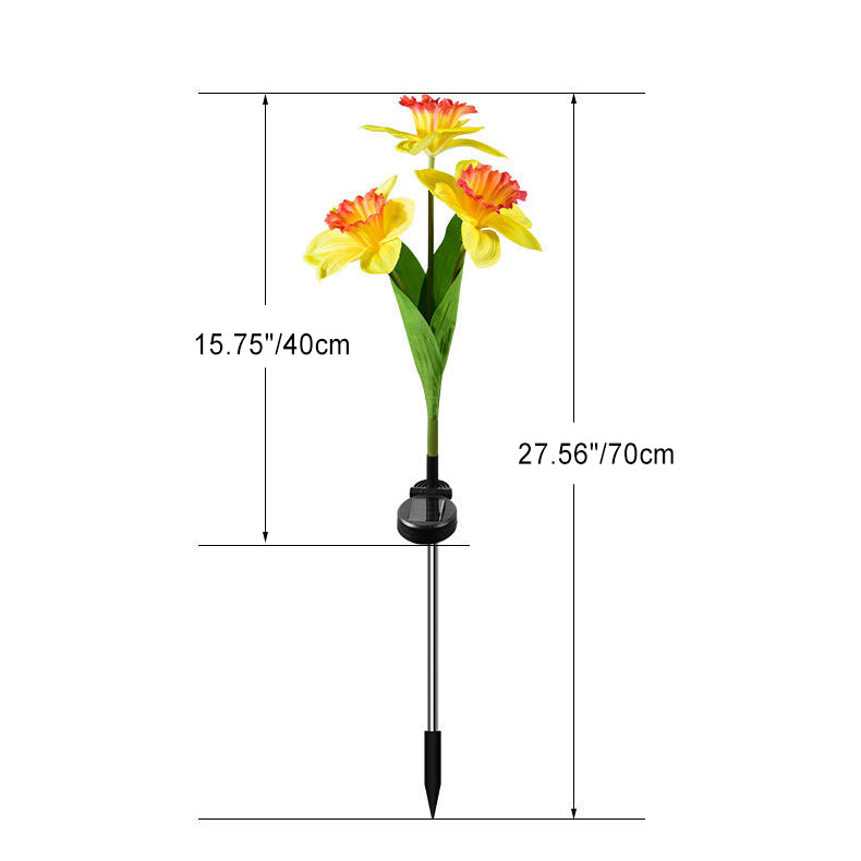 Artificial Daffodil Flower Lawn Outdoor Light