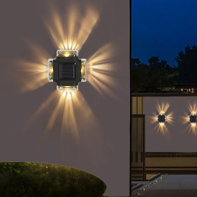 Square ABS Garden Outdoor Light