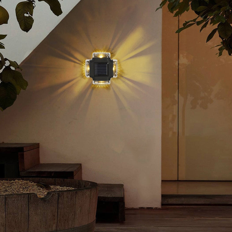 Square ABS Garden Outdoor Light