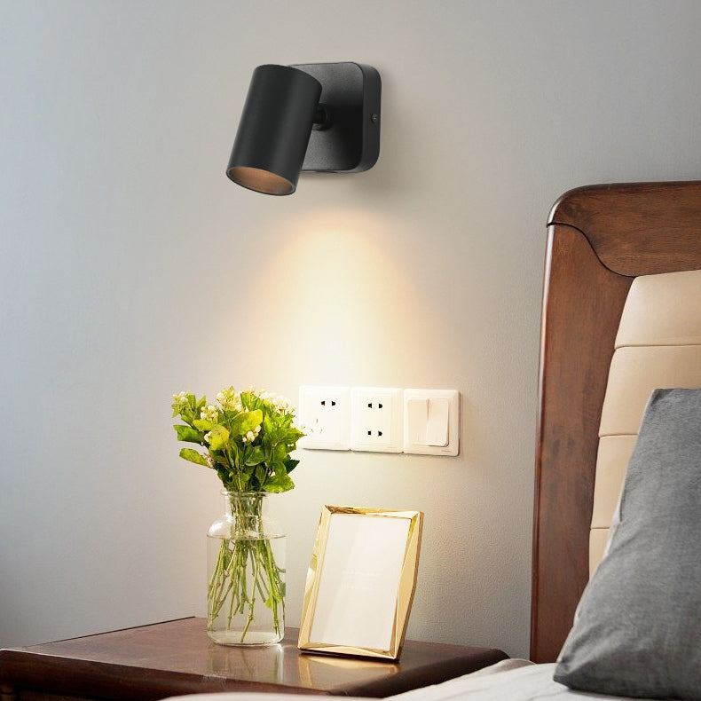 Iron Aluminum Cylinder Rotatable Wall Lamp