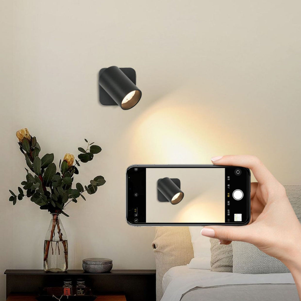 Iron Aluminum Cylinder Rotatable Wall Lamp