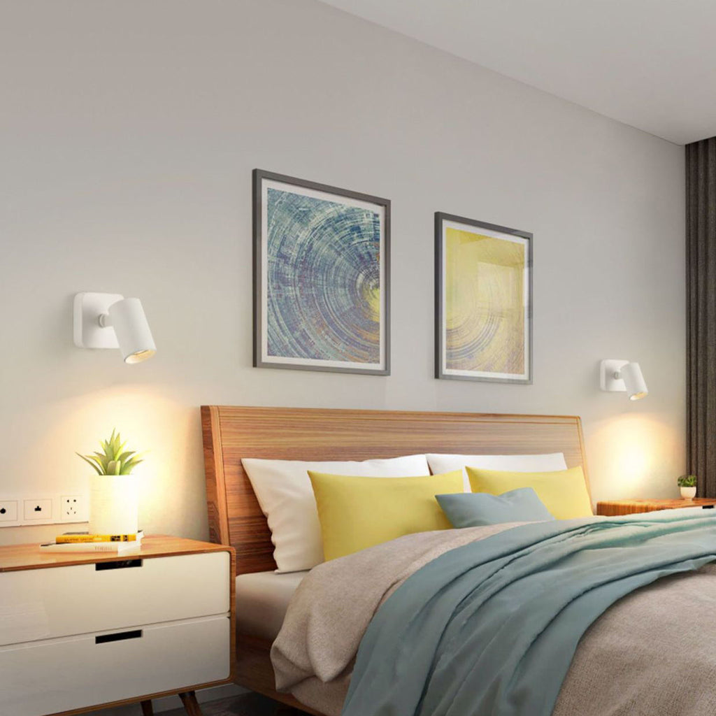 Iron Aluminum Cylinder Rotatable Wall Lamp