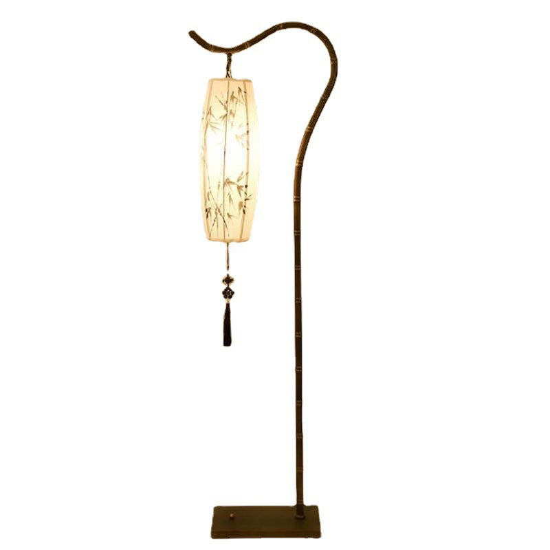 Traditional Chinese Zen Bamboo Floor Lamp