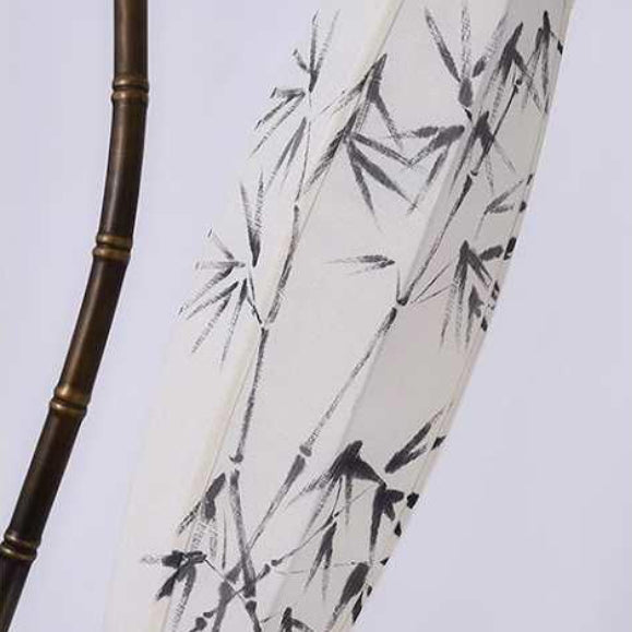 Traditional Chinese Zen Bamboo Floor Lamp