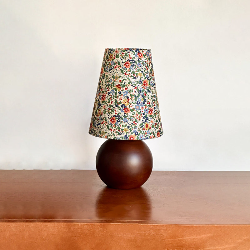 Pastoral Floral Print Fabric Table Lamp