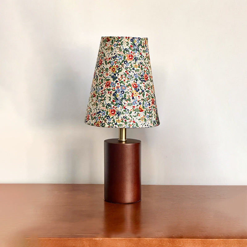 Pastoral Floral Print Fabric Table Lamp